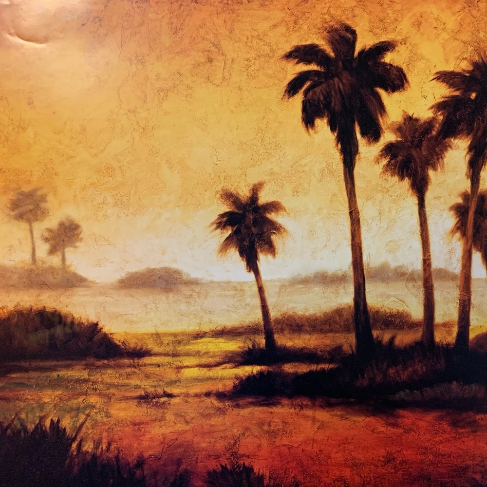 Sunset Palms I By Gregory Williams Art Print.